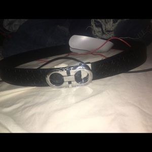 Black Ferragamo Belt